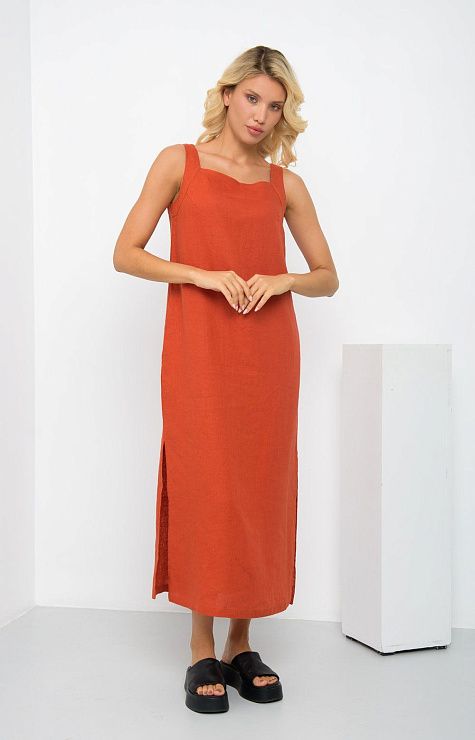 03380AA Платье САНДЕР терракотовый AGENDA 