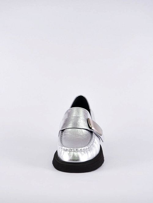 NU869-012 Туфли женские серебристый Baden 