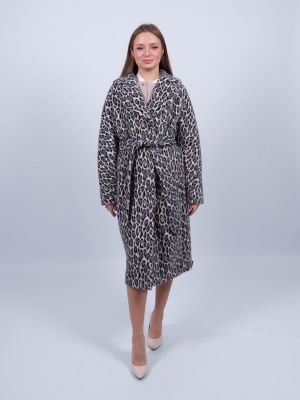 DM-ЖИЗЕЛЬ Пальто женское черно-белый Dolche Moda