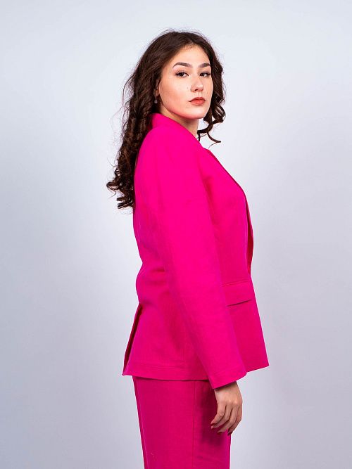 КЛ-7718-ИЛ23/2 Жакет женский фуксия ELECTRA STYLE 