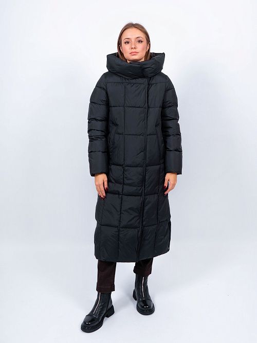 GWD4621I-G901 Пальто женское черный ICEbear 