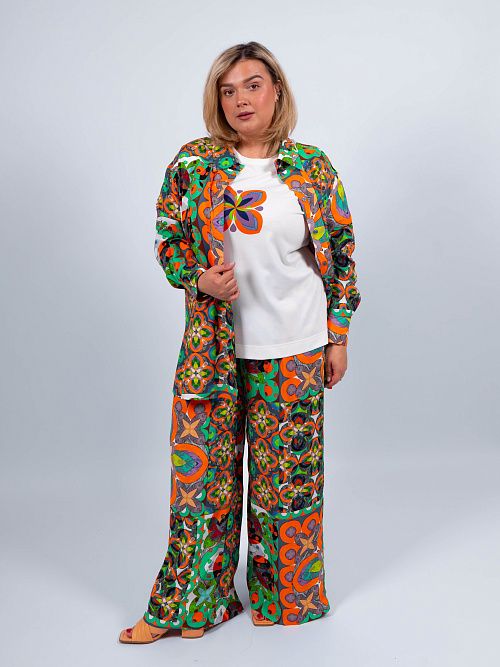 241-H21237-33/1 Блуза женская белый VIX VOX 