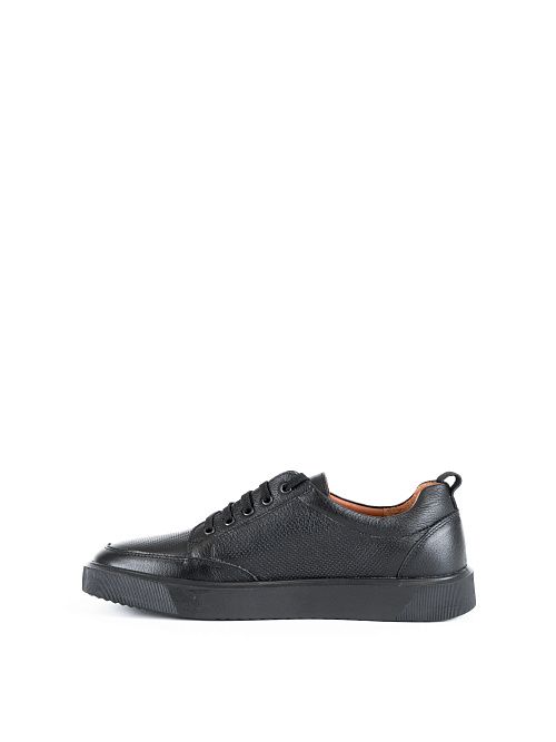 M-6 black Полуботинки мужские натуральная кожа черный Shach 