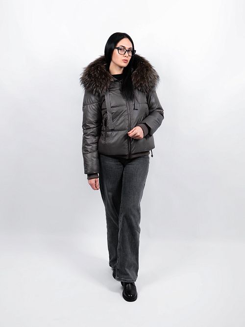 GWD4826I-G165 Куртка женская хаки ICEbear 