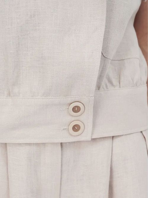 52101-БЛ Блузка женская бежевый ELECTRA STYLE 