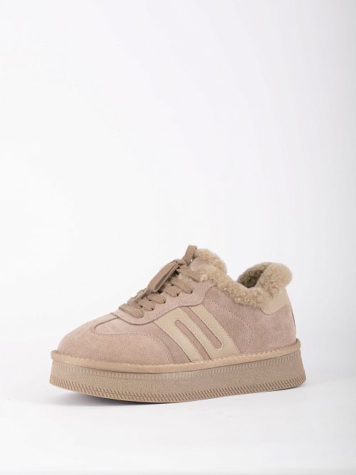 XJR-52248-1D-SW Ботинки женские натуральная кожа бежевый Madella 