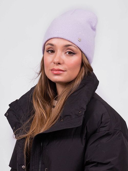 ФЛОРА Шапка женская сирень ELITE LINE 