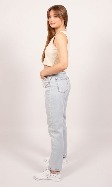 5480 Джинсы женские голубой IJASS 