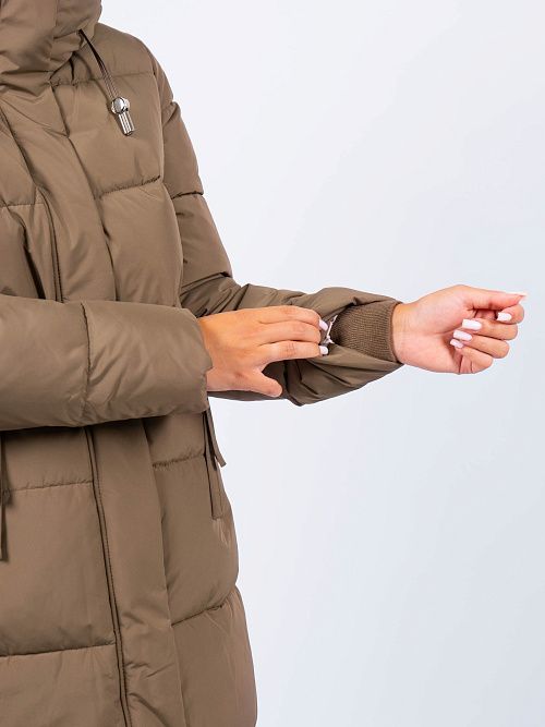 GWD4762I-G165 Пальто женское хаки ICEbear 