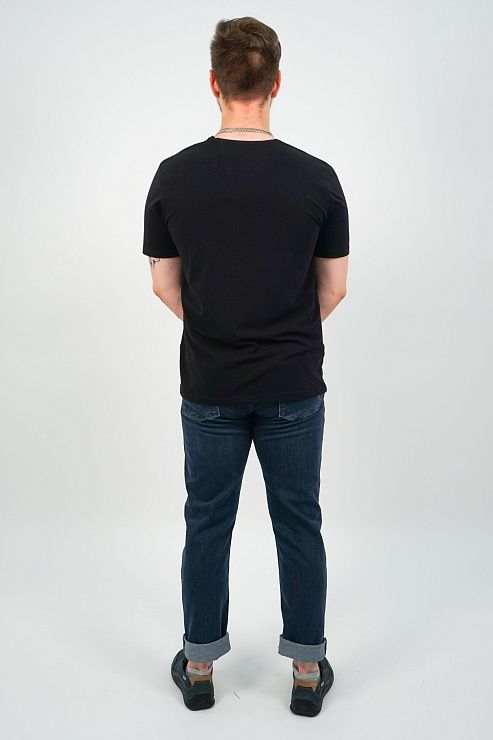 821-1081.O274.Y000.L.S0401 Футболка мужская черный LUXOR 