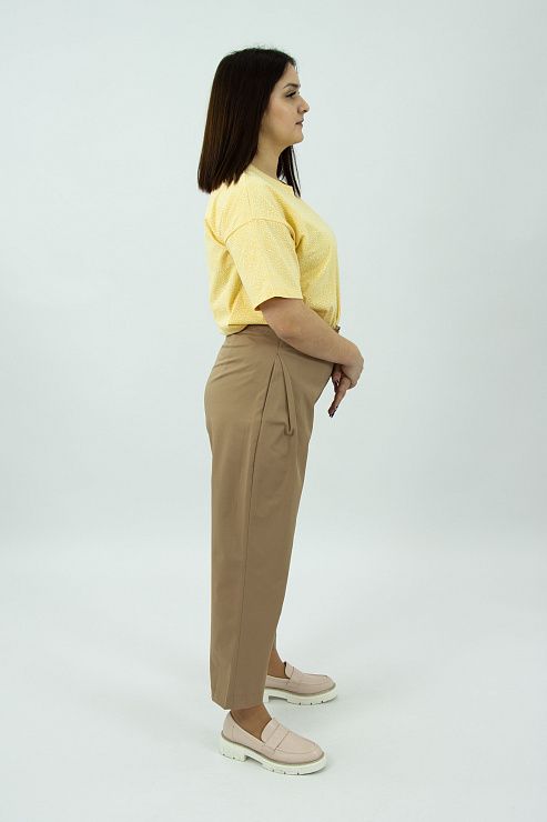 Y233019/Y239317 Брюки женские бежевый MIRA MIA 