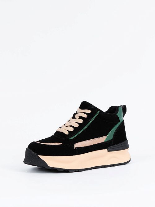 MU337-011 Полуботинки женские черный Baden 