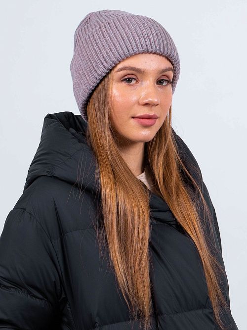 ЗЕТА Шапка женская светло-кофейный MISKORKI 