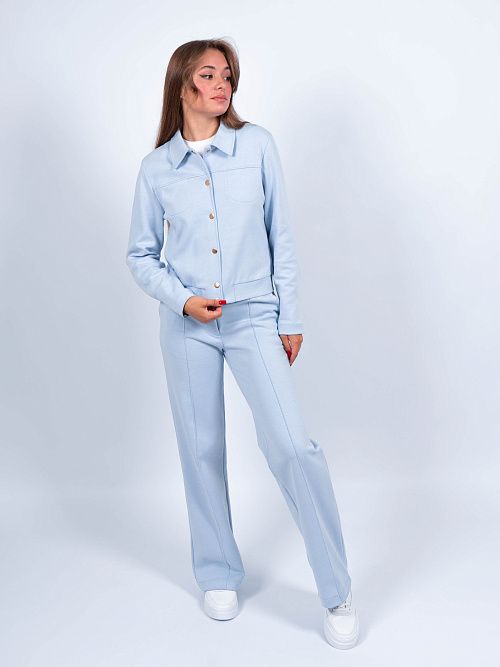 ЕВТ3227/ Жакет женский голубой VERY NEAT 