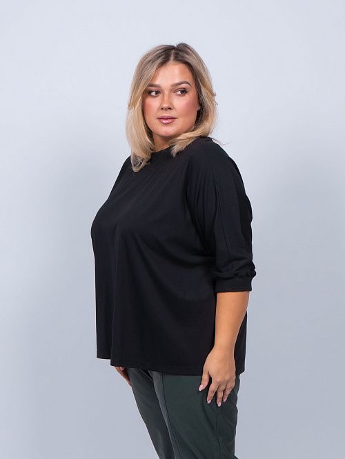 249210 Блузка женская черный MIRA MIA 