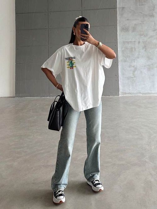 4609 Футболка женская белый GIRL 