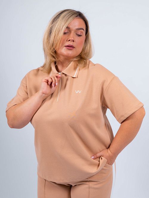 ЕВТ3209/ Футболка женская кунжут VERY NEAT 