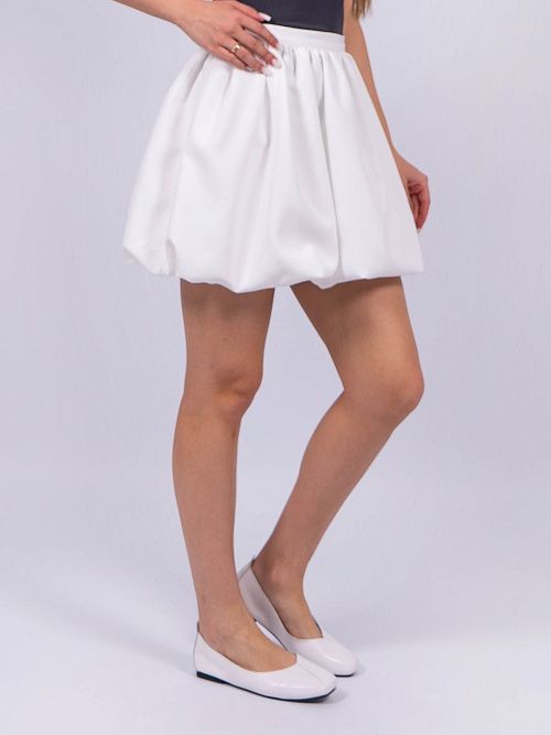 7419 Юбка женская белый GIRL 