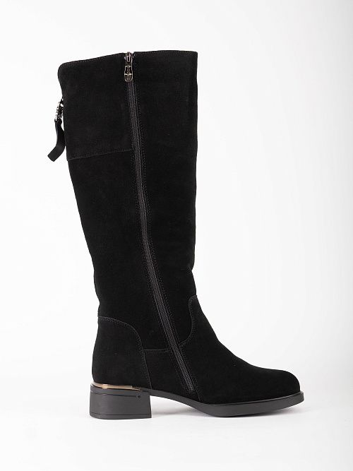 XMG-52794-4A-SW Сапоги женские натуральная кожа черный Madella 