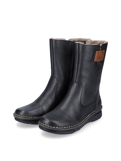 73350/00 Полусапоги женские черный Rieker 