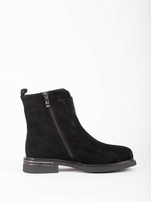 JA298-M477T-P200M Ботинки женские натуральная замша черный 365 