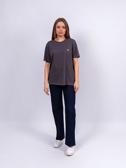 5155 Футболка женская серый SELF 