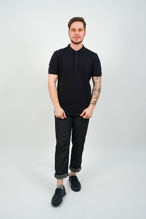 805-2062.M354.Y004.L.S0401 Брюки чинос мужские черный LUXOR 