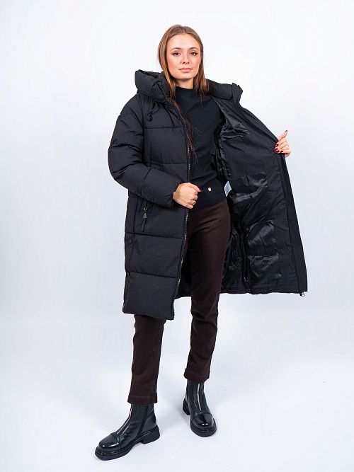 GWD4618I-G901 Куртка женская черный ICEbear 