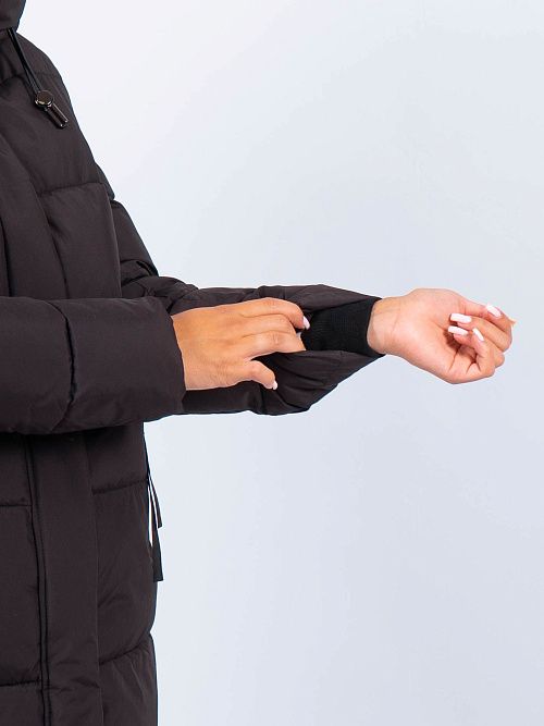 GWD4762I-G901 Пальто женское черный ICEbear 