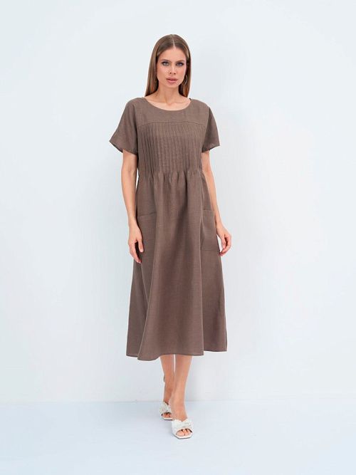 3803-ИЛ23 Платье женское графитовый ELECTRA STYLE 