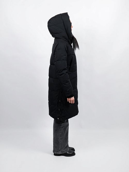 GWD4675I-G901 Пальто женское черный ICEbear 