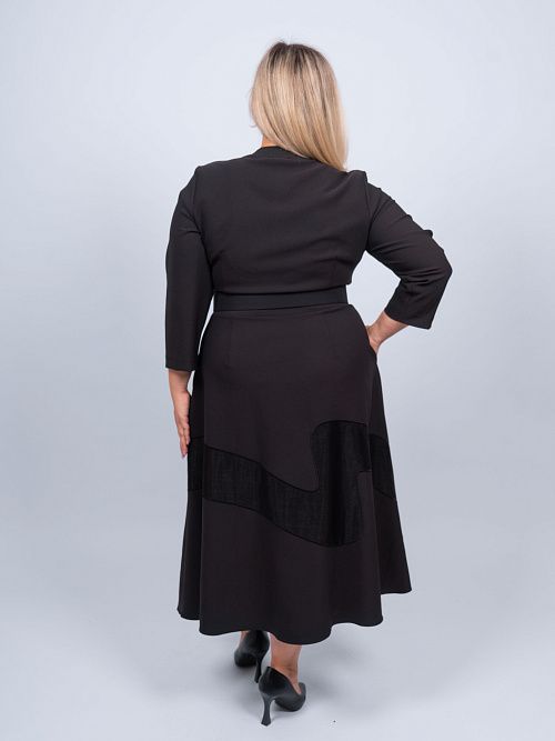 249622 Платье женское черный MIRA MIA 