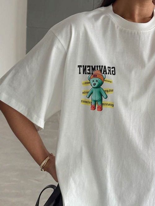 4609 Футболка женская белый GIRL 