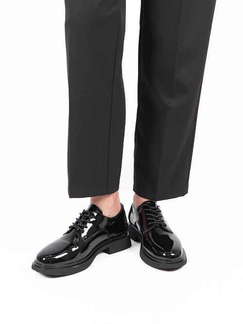 AS399-L293-1 Туфли женские натуральная кожа черный 365 