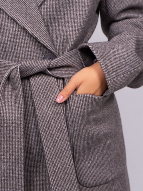 KR-293-МЗ-сер Пальто женское серый 365 