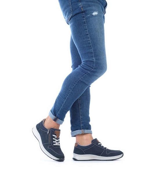 14300/14 Полуботинки мужские синий Rieker 