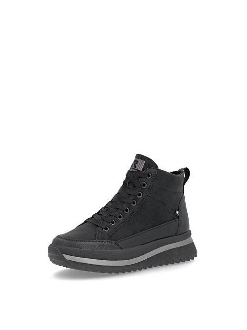 W3871/00 Ботинки женские черный Rieker sport 