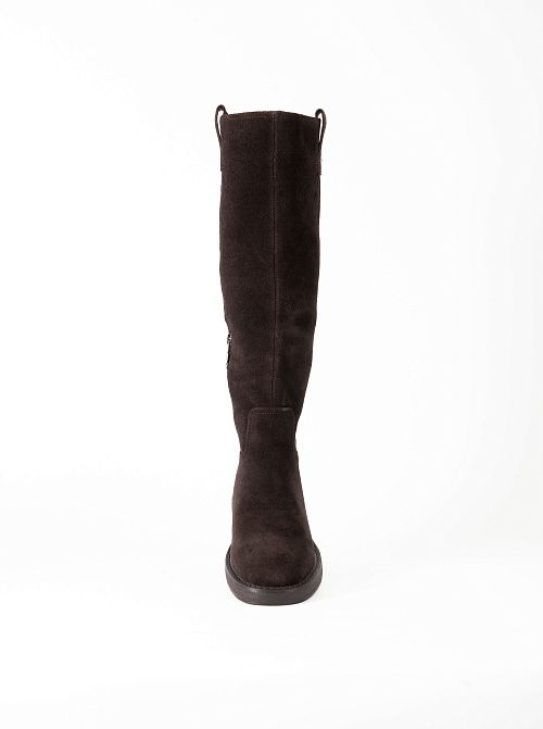 JA280Y-H1908-P1370BM Сапоги женские натуральная кожа коричневый 365 