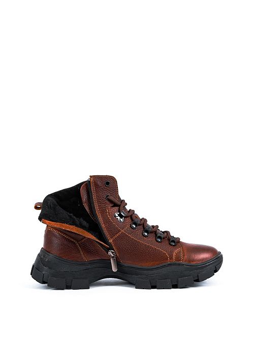 2002-77(L) Ботинки мужские коричневый Covani 