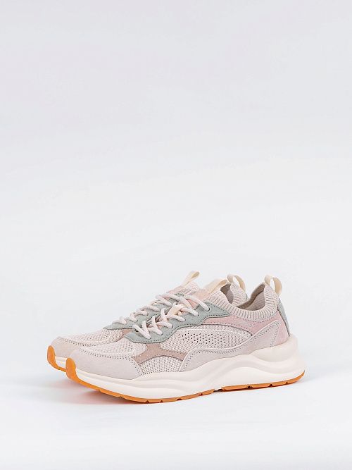 F7579-16 Кроссовки женские бежевый STROBBS 