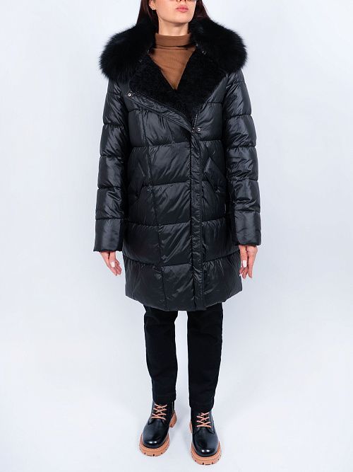 GWD4622I-G901 Куртка женское черный ICEbear 