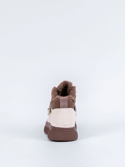 LCW24-BWLM3-054D(L) Ботинки женские молочный Covani 