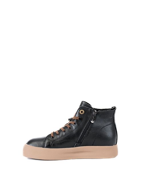 XUS-52069-5A-KF Ботинки женские натуральная кожа черный Madella 