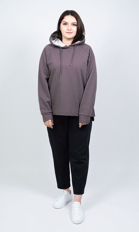 EBT3160 Худи женский коричневый VERY NEAT 