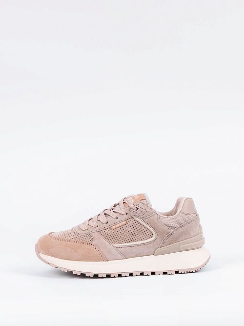 F7602-9 Кроссовки женские бежевый STROBBS 