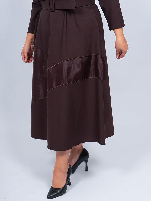 249622 Платье женское коричневый MIRA MIA 