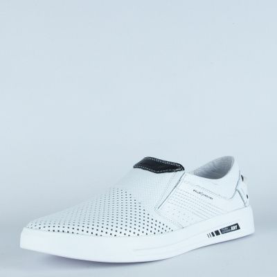 3533 white Слипоны мужские Meridian