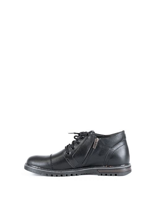 8624 black Ботинки мужские натуральная кожа черный Shach 