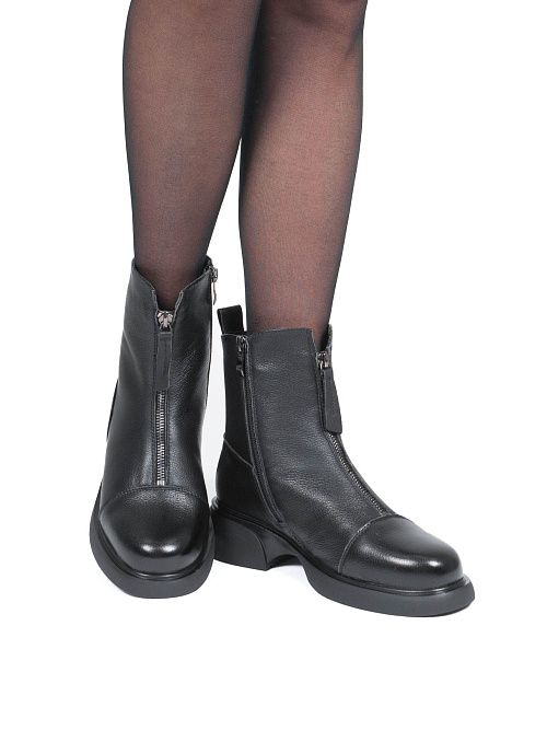 H711-L511-17ZM Ботинки женские натуральная кожа черный 365 