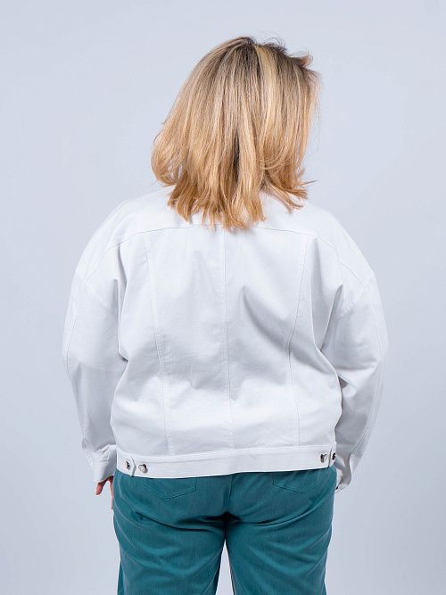 41-100036-1636-01 Деми куртка женская белый КЛЮКVА 